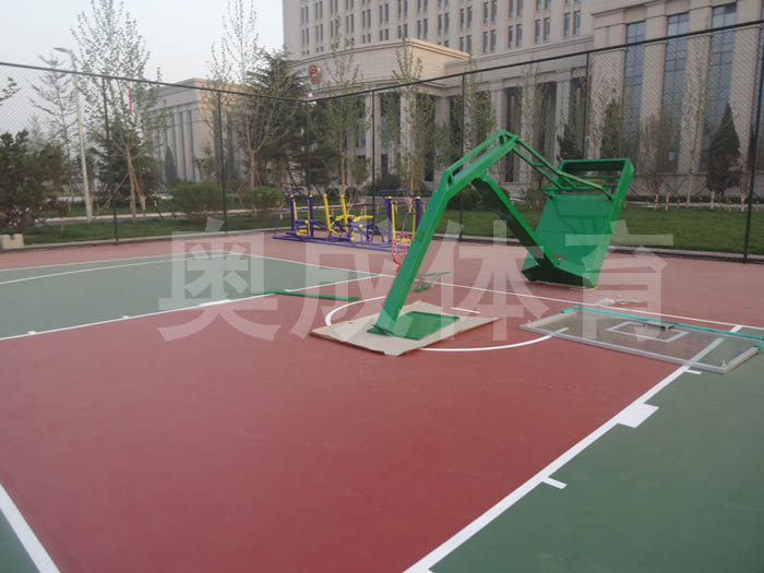 LQ-1006移动式独臂篮球架